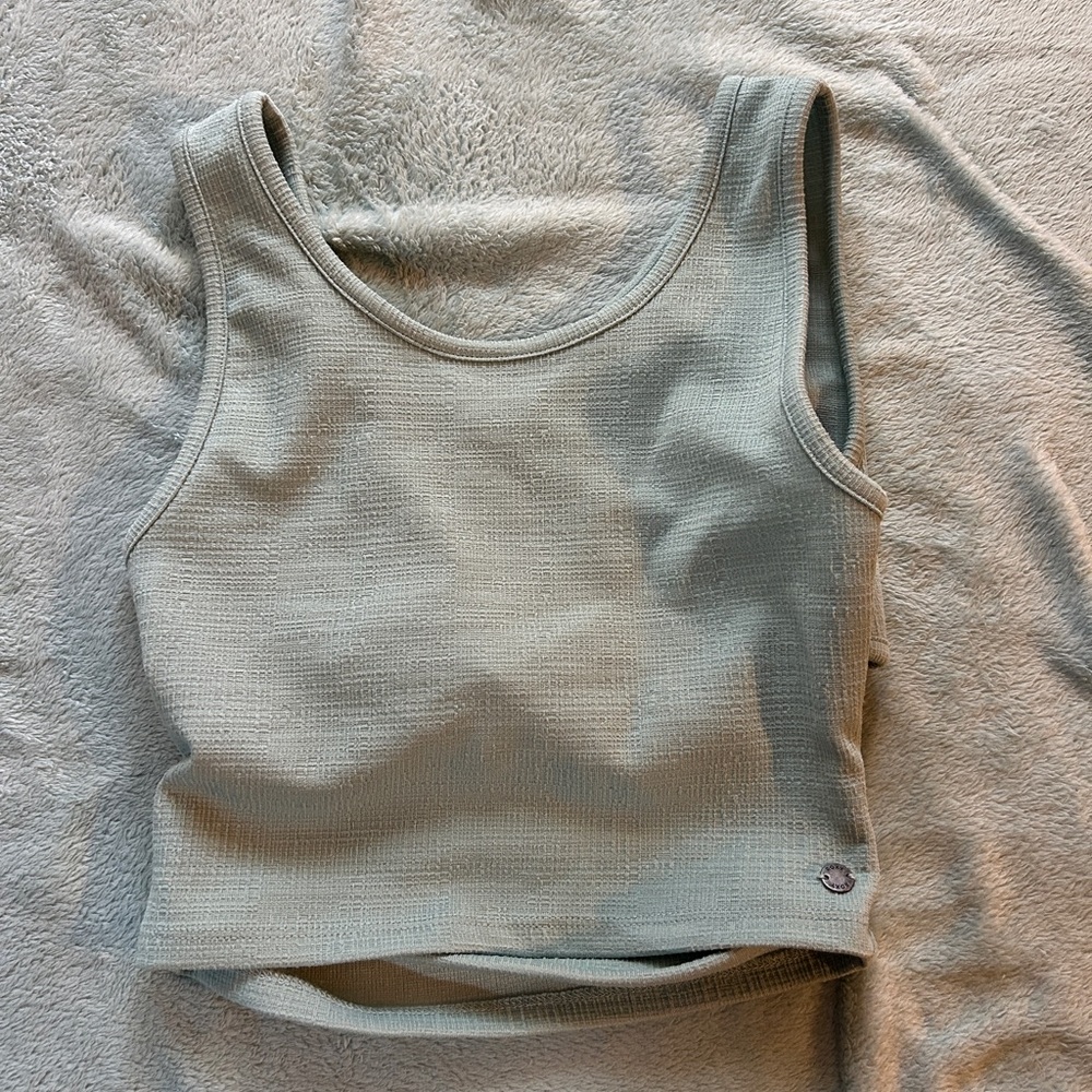 Roxy Teal Tank Top; Size: S